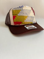 Two Tone Trucker with Geometric Patch