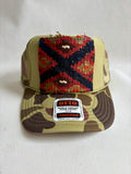 Navy & Orange Kilim Patch Trucker Hat