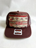 Tan & Blue Kilim Trucker Hat