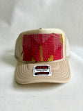 Pink & Green Kilim Trucker Hat