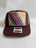 Pink & Blue Kilim Trucker Hat