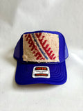 Red & Blue Kilim Patch Trucker Hat
