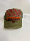 Orange, Brown, & Pink Kilim Patch Trucker Hat