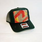 Emerald Green OTTO Trucker Hat with Kilim Patch