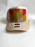 Pink & Green Kilim Patch Trucker Hat