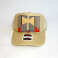 Khaki OTTO Trucker Hat with Kilim Patch