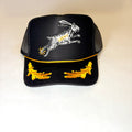 Black & Gold Lucky Rabbit's Foot Trucker Hat