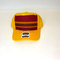 Gold Trucker Hat with Turkish Kilim Patch